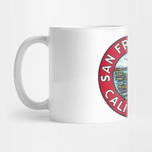 1940's Fisherman's Wharf San Francisco Mug